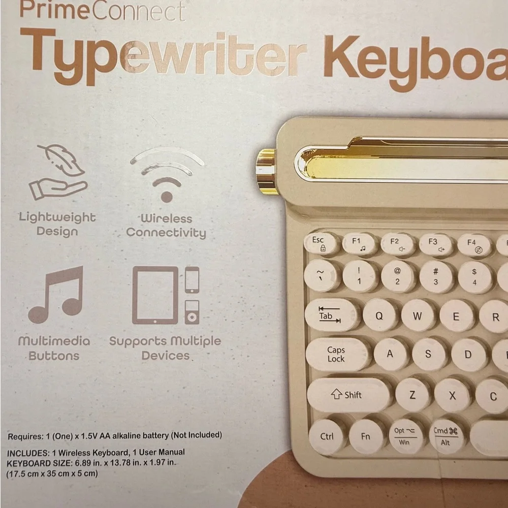 Champagne Bluetooth Keyboard
